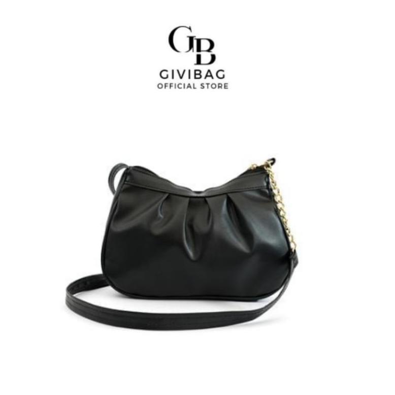 Ready Stock` Promo [Givi] Ivana Bag Slingbag Wanita Tas Korea Tas Selempang Korean Style Slingbag Se