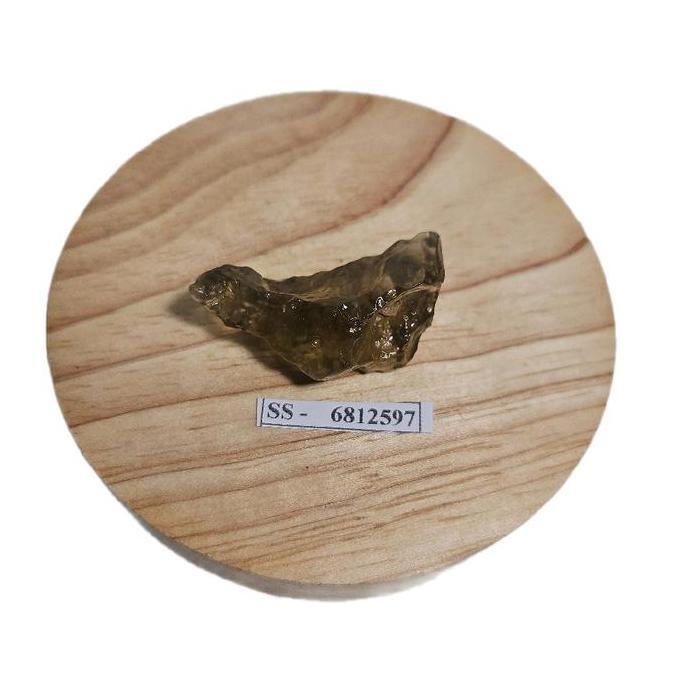 TERBARU - LIBYAN DESERT GLASS BLACKISH Egypt/Libyan Border BATU ASLI