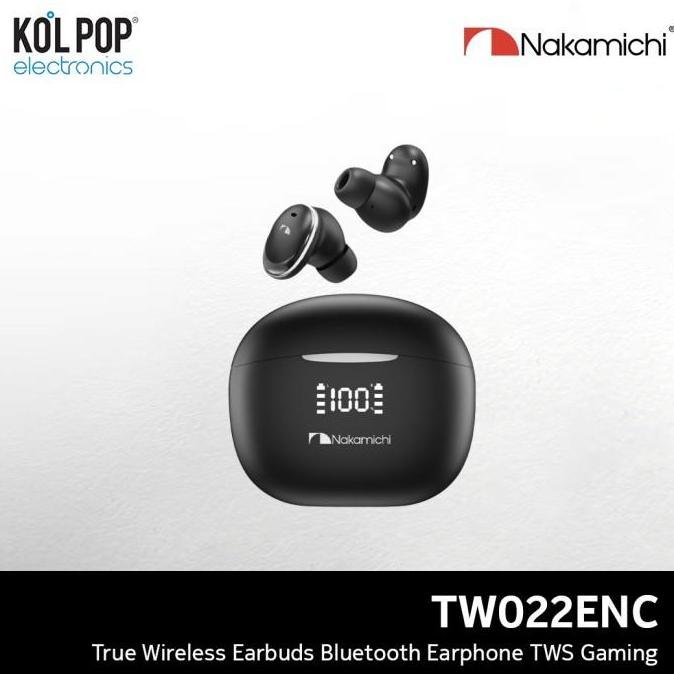 New- Nakamichi TW022ENC TWS Gaming True Wireless Earbuds Bluetooth Earphone