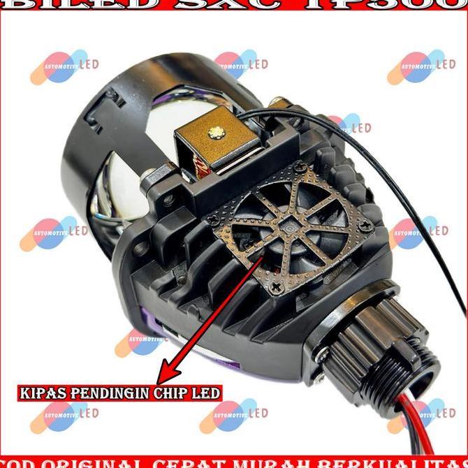 ORIGINAL LAMPU UTAMA PROJECTOR  BILED SXC TP500 2,5 INCHI 60 WATT BLUELENS BILED SXC PREMIUM QUALITY