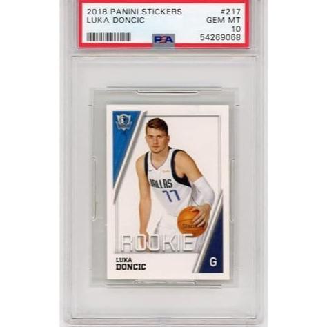 BEST SELLER Graded 2018-19 Panini Stickers Luka Doncic #217 Rookie RC Basketball Card PSA 10 Gem