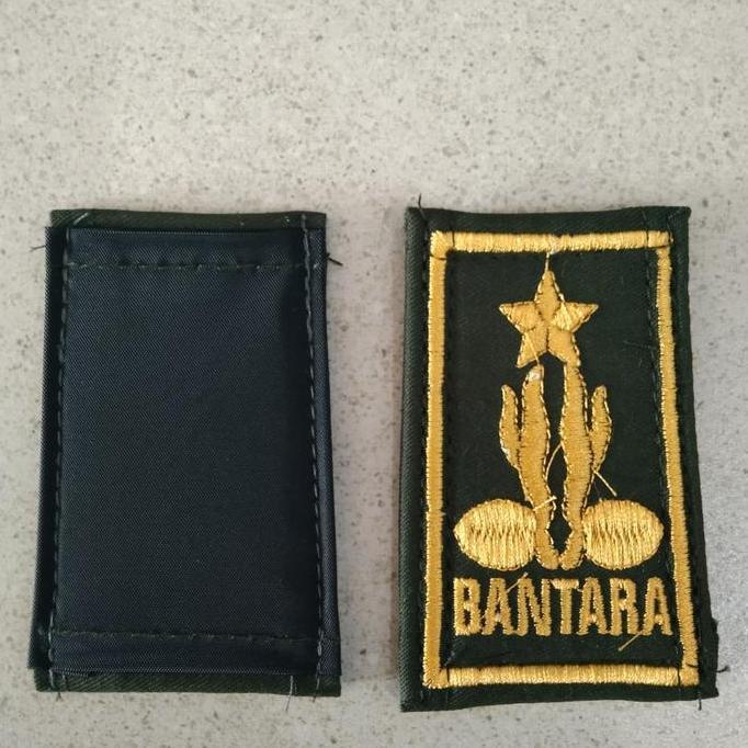 Premium Evolet Bantara Slop Bahan Drill Halus Sepasang Tku Bantara Bordir