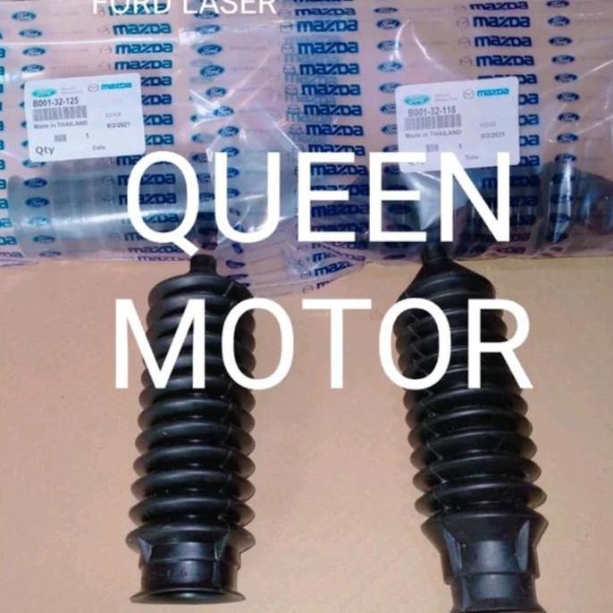 PIXSTORE KARET BOOT RACK STEERING KARET RACK END LONG TIE ROD FORD LASER SET