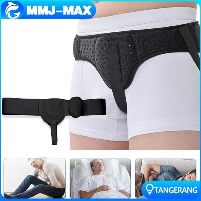 WODRUFT Sabuk Hernia Pria/Hernia Belt Breathable/Sabuk Supporter Hernia