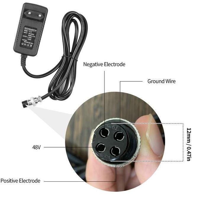 ZANACOM 20W Adaptor Mixer Audio 4 Pin 220V Ashley AX8N,Alesis AX8N/AX8N V3 20W