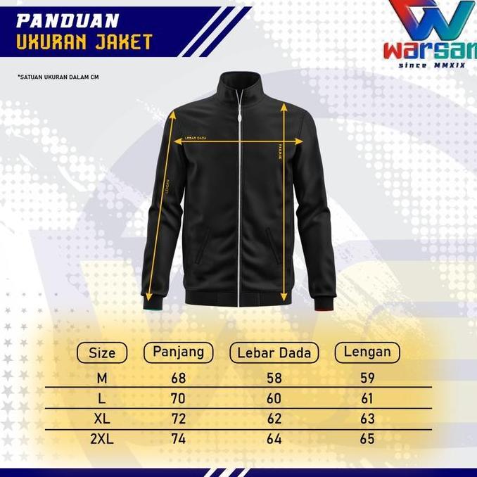 Murah Jaket Olahraga Gada Pratama / Jaket Tracktop Satpam Diadora / Tracktop Gada Pratama Warsan
