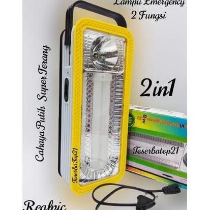 Best- LED EMERGENCY / Lampu Emergency 2in1 Lampu Cas Super Terang
