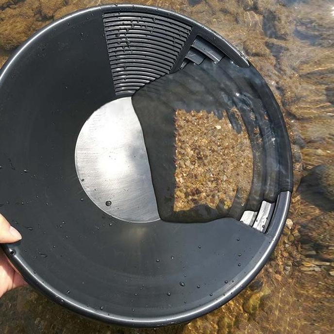 Kuekue- Alat Dulang Emas 38Cm Gold Pan Tahan Lama - Peralatan Tambang Emas & Gold Panning Perlengkap