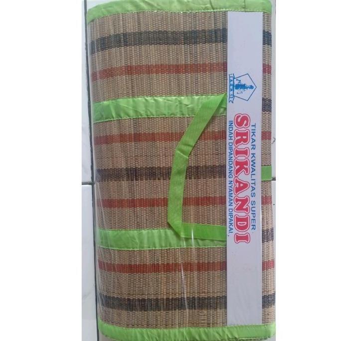 Tikar Lipat Mendong Majalaya Ukuran 150x200 Outdoor Alat Camping Karpet