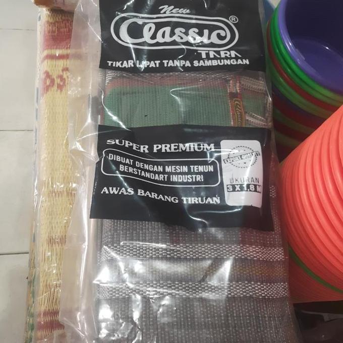 Tikar Gulung Lipat tenun Benang ukuran 2x3 mtr