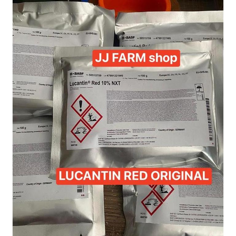 TERMURAH - LUCANTIN RED ORIGINAL BASF 100gram garansi asli ya pewarna ikan merah