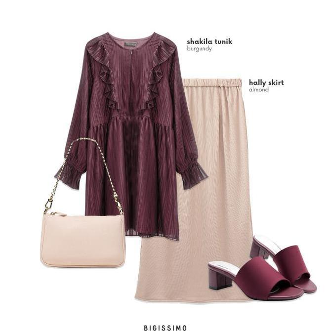 Bigissimo - Shakila Tunic | Atasan Wanita Tunic Brocade Big Size Jumbo