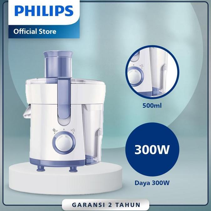 Philips Daily Collection Juicer HR1811/71 - Putih Juicer Philips Blender Juicer Philips Juicer