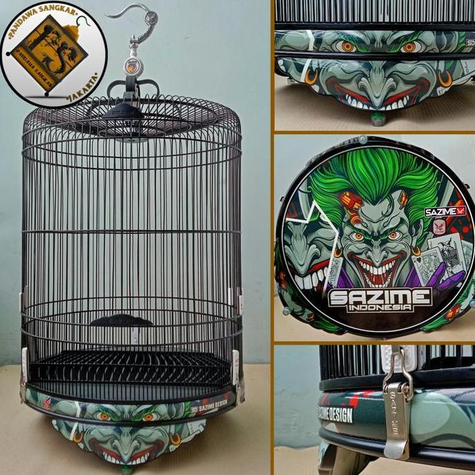 ASLI SANGKAR/KANDANG MURAI SAZIME PVC DECAL JOKER READY STOCK