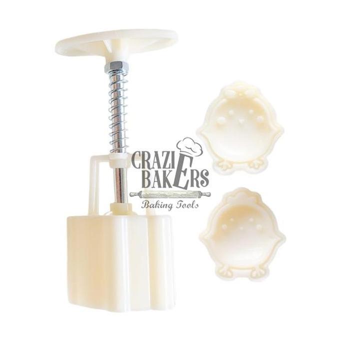 CETAKAN KUE BULAN AYAM CHICK MINI CHICKEN MOONCAKE MOLD 50 G