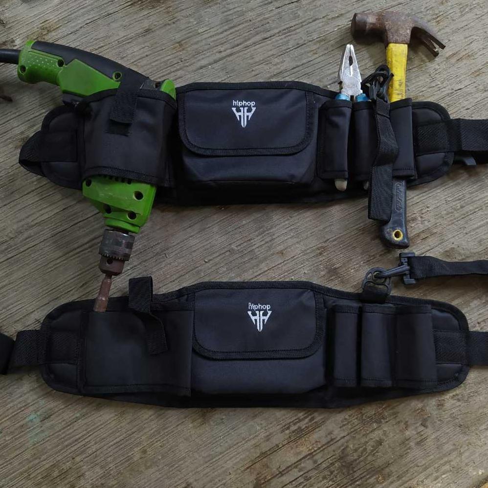 hot` tas perkakas pinggang untuk toolkit teknisi pertukangan listrik bengkel bangunan