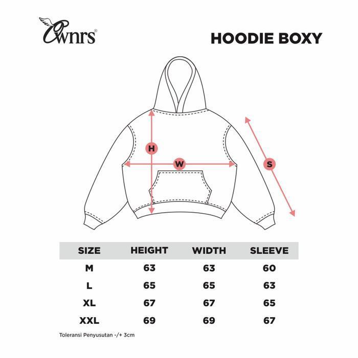 Owners Hoodie - Fearless Boxy Sweater  Hoodie