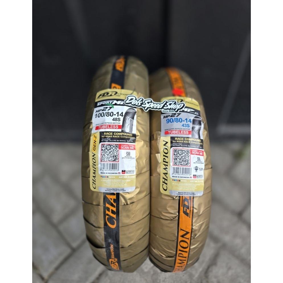 BAN DONAT FDR MP27 90/80 100/80 RING 14