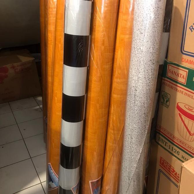 Karpet lantai plastik vinyl Daimaru 1roll isi 24 meter