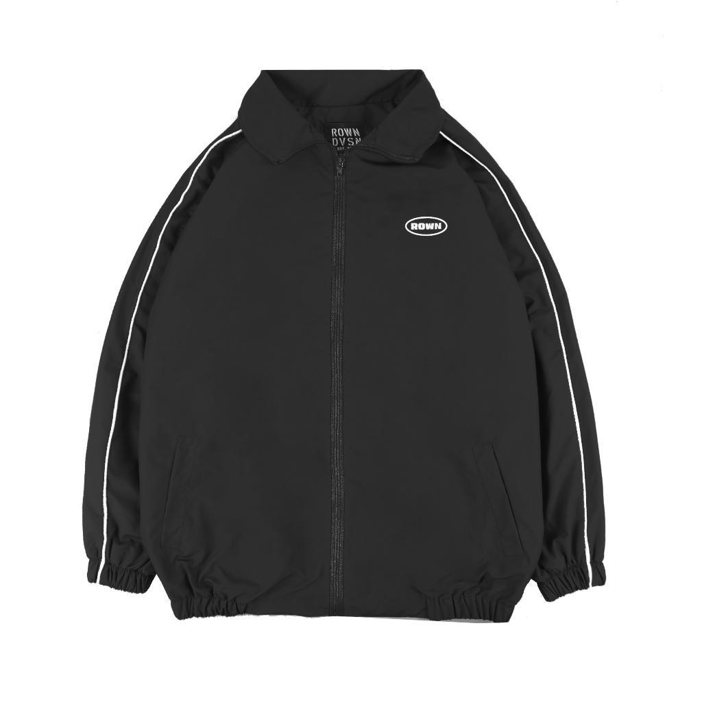 Rown Division Official Tracksuit Jacket - Rowndvsn Jaket Shaggy Black