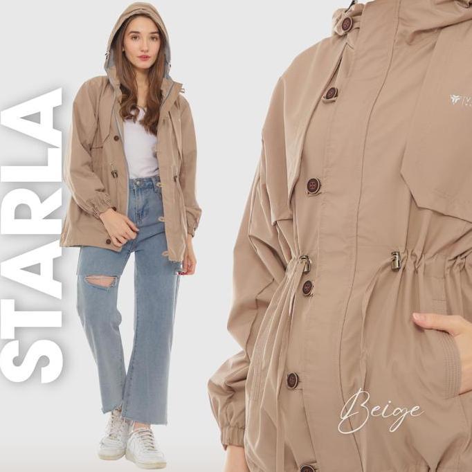 Jaket Wanita Simple Wateroof VINLAND | STRALA SERIES