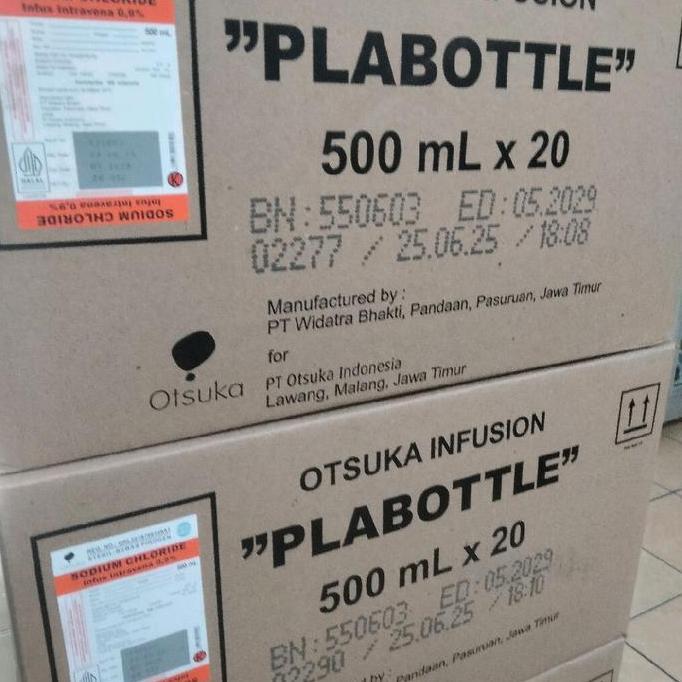 TERBARU Cairan Untuk Cuci Hidung 500ml 1 Karton Isi 20 Botol Otsu-ka PROMO