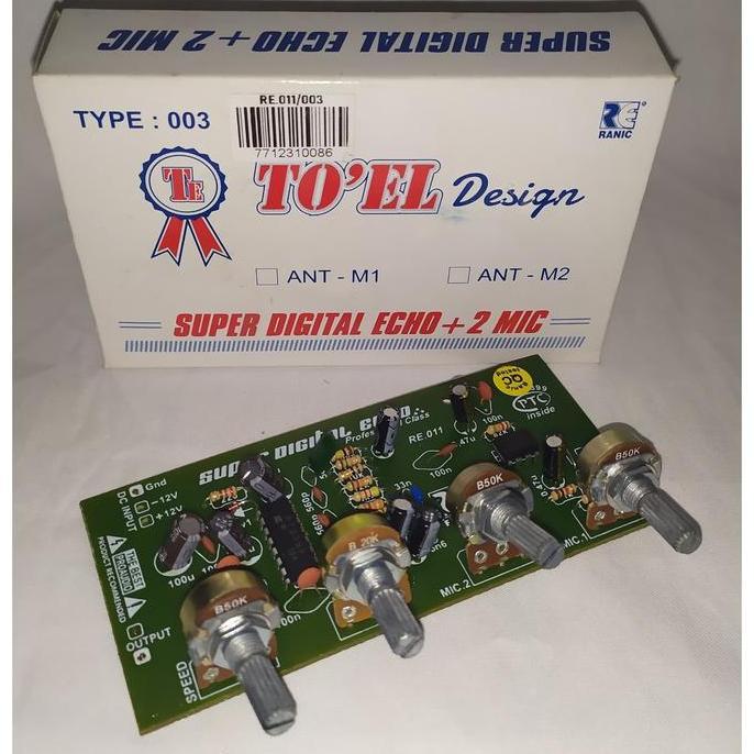 Kit Ranic Kit Echo Toel Super Digital Echo + 2 Mic Type 003 RE.011-003