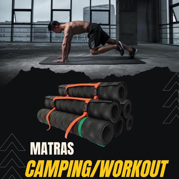 Matras Olahraga Workout Yoga Camping Ukuran 180x60 Karpet