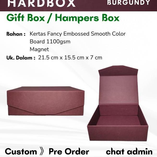 Hardbox Magnet Kotak Kado Hampers Box