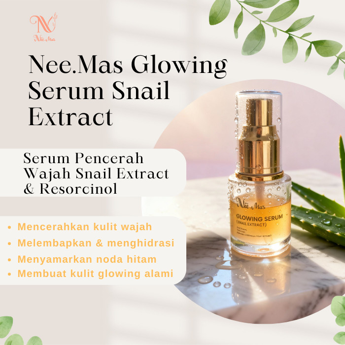 Ampoule Serum Wajah Glowing Nee.Mas Snail Extract | BPOM
