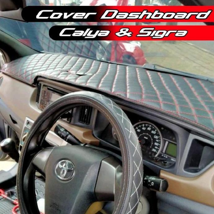 READY Cover Alas Dashboard Mobil Toyota Calya Daihatsu Sigra aksesoris car dasbor anti  slip G00D QU