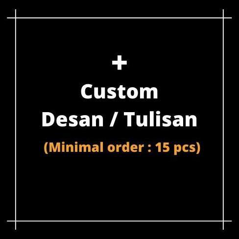 Limited Custom Stiker Perlengkapan Bumbu Dapur