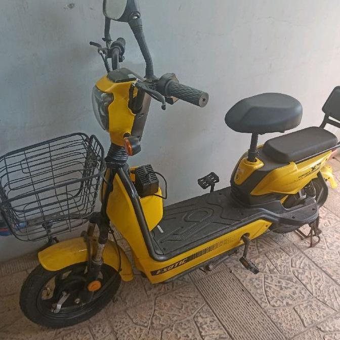 Terlaris Sepeda Listrik Exotic Groza X3 Preloved Terjangkau / Baterei (Murah Banget) Harus Diganti B