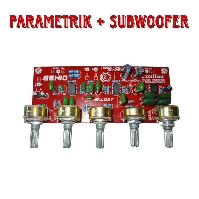 TONE CONTROL STEREO PARAMETRIK + SUBWOOFER