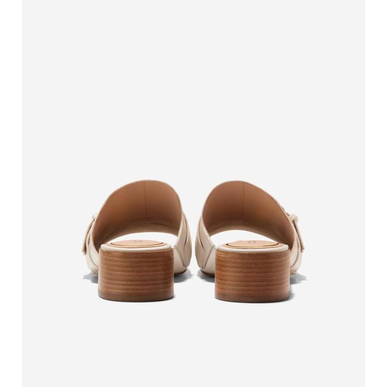 Cole Haan Women Crosby Slide Sandal - Sepatu Wanita (Bee Or Khaki)