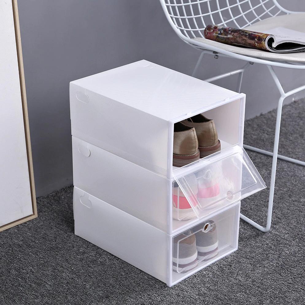 RECOMMENDED` FLASH SALE FAYES COD Kotak Sepatu Lipat - Box Sepatu - Kotak Tempat penyimpan Sepatu - 