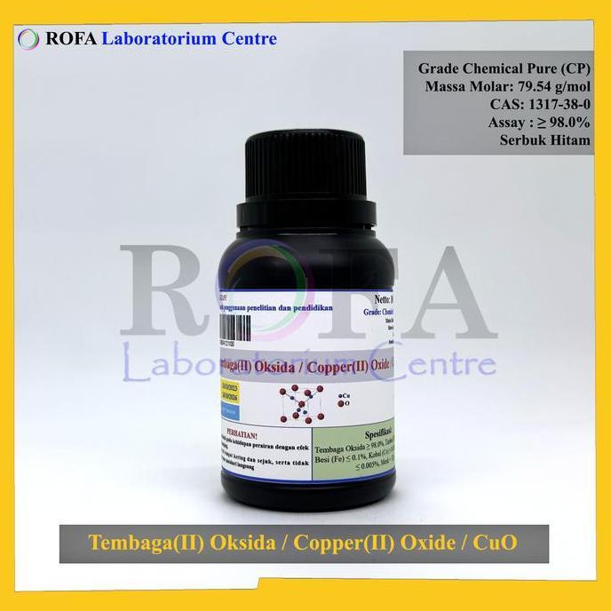 Tembaga(II) Oksida / Copper(II) Oxide / Kupri Oksida / CuO CP 100 Gram