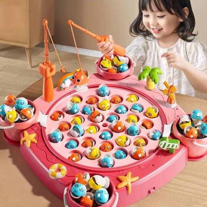 MAINAN PANCINGAN IKAN SET LENGKAP MAINAN ANAK MAINA PANCING IKAN MAINAN ANAK PEREMPUAN KODE 1402