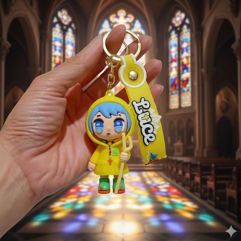 Gantungan Kunci Alkitab Mini Kecil Bahasa Inggris Holy Bible Souvenir Rohani Kristen Hadiah Kado Nat