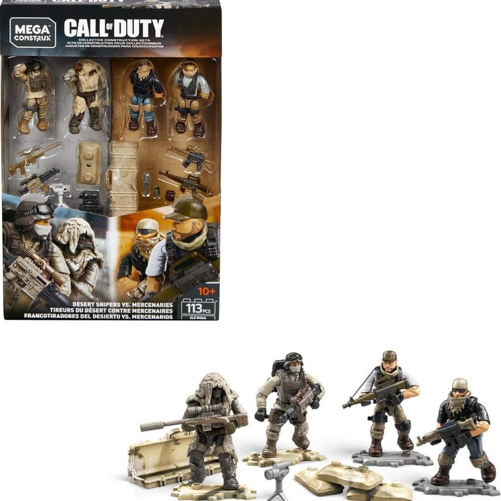 Mega Construx Call of Duty Desert Snipers Vs. Mercenaries, Multi (GCP06)