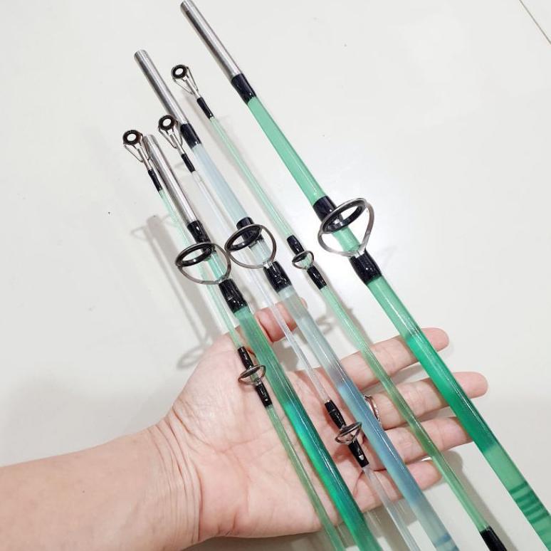 READYGan- JORAN SWAN FIBER SOLID SHOCK DRAT TRANSPARAN  PANJANG150-240-270CM KEKUATAN 8-25KG