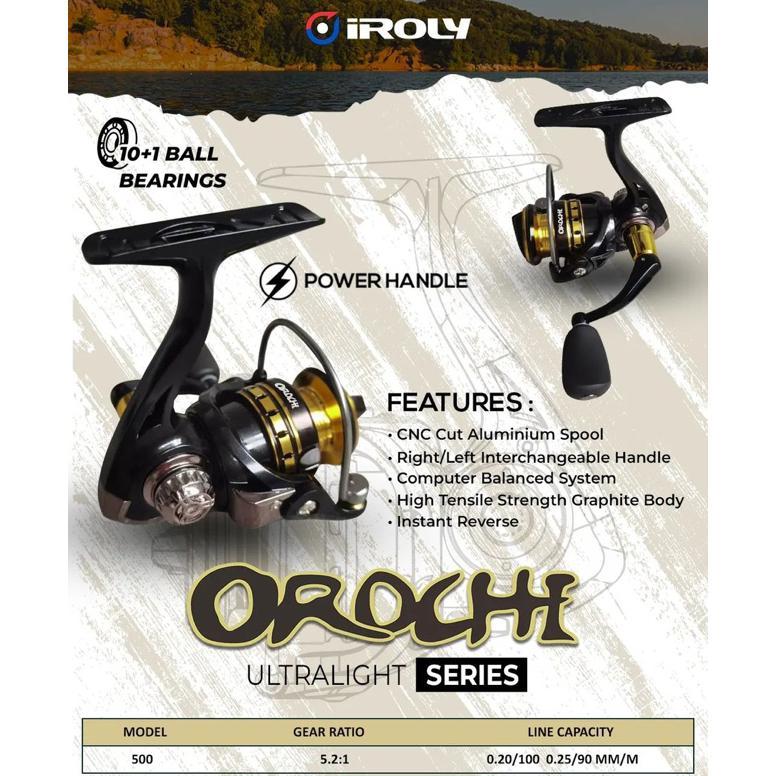 READYGan- REEL IROLY OROCHI ULTRALIGHT POWER HANDLE