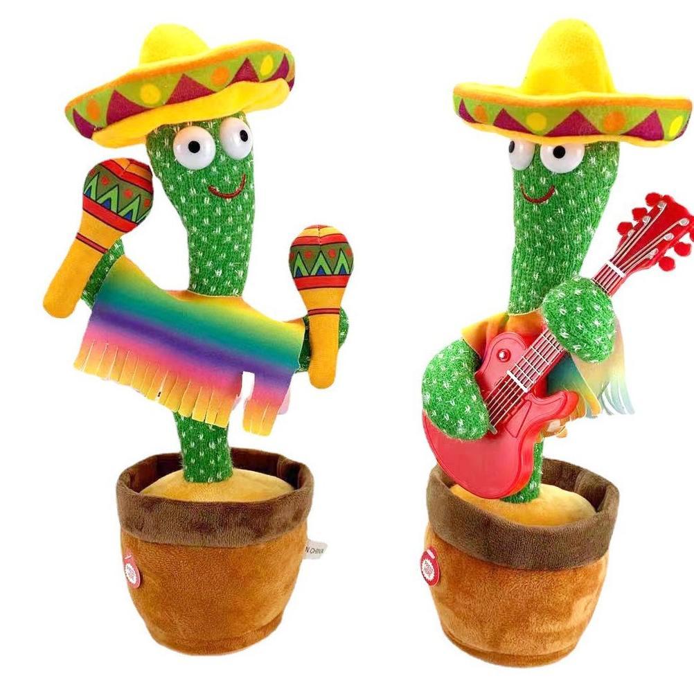 BIG PROMO ISABELLA MAINAN BERBICARA / KAKTUS BICARA DAN GOYANG / MAINAN BONEKA KAKTUS BERGOYANG DAN 