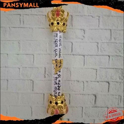 Hiasan Pajangan Dekorasi Pintu Rumah Mezuzah Souvenir Rohani Profetik Kristen UNIK