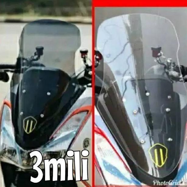 Windshield Yamaha Lexi Tinggi 3mili. Visor Lexi Tinggi