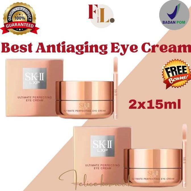 SK-II SKII SK II LXP PERFECTING EYE CREAM LXP EYE CREAM 15 GR Melembutkan