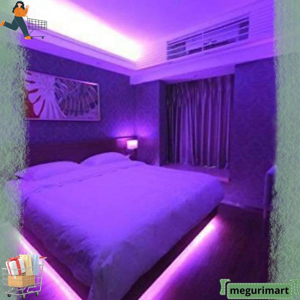 [Waterproof] Lampu led strip rgb 16 warna lampu kamar neon tiktok Diskon