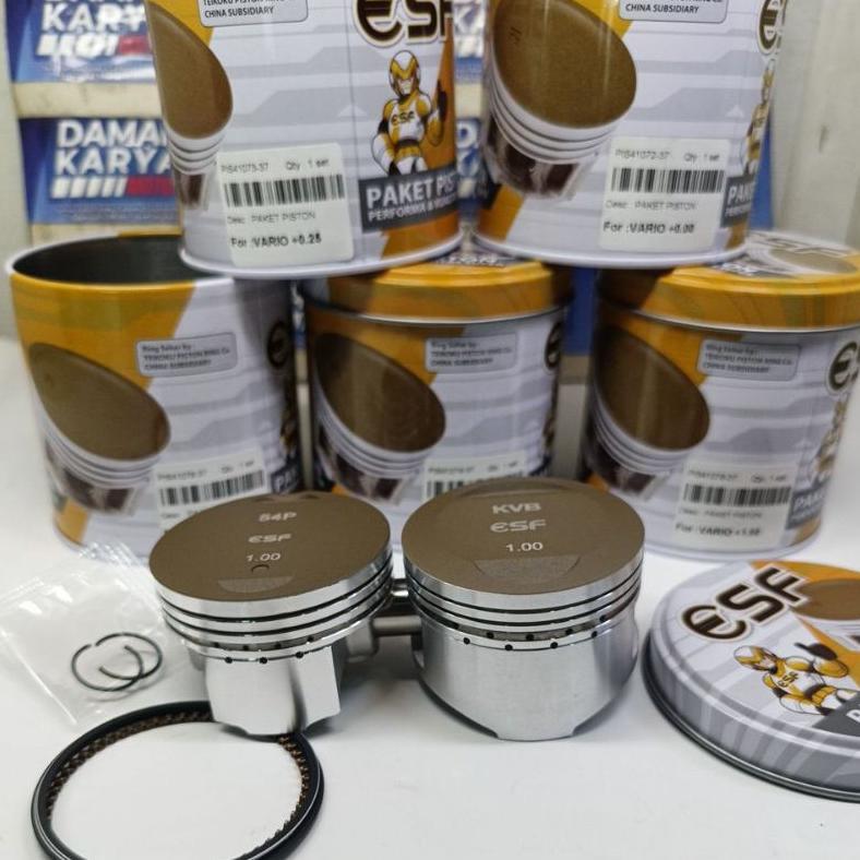 PISTON KIT MIO J / SEHER KIT JUPITER Z1 TIPE JENONG DARI PUNYA MOTOR VARIO KVB ORGINAL ESF
