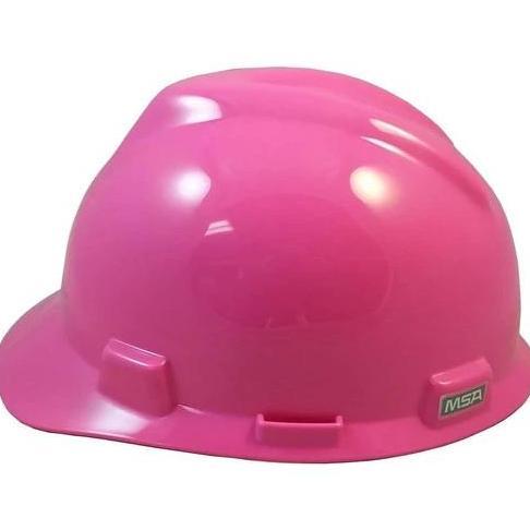 ASLI Helm Safety MSA Full Set / Helm Kerja Proyek Warna Pink - SNI READY STOCK