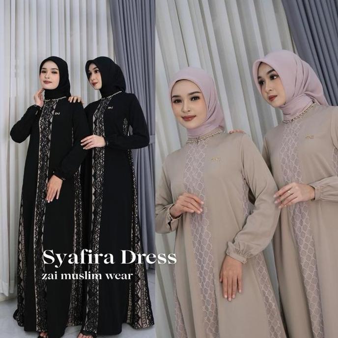 Syafira Dress Original By Zai Muslim Wear